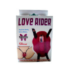 Love Rider jest wyjtkowym echtaczkowym wibratorem dla kadej kobiety chccej zwikszy swoj rozkosz. Wibrator montuje si na regulowanych paskach wok ud, dziki temu moe by stosowany zarwno przez kobiety smuke, jak i te pulchniejsze. Posiada wiele trybw wibracji. Rozmiar 100 mm x 65 mm x 32mm.