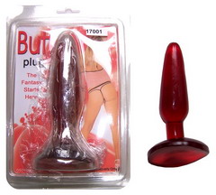 elowy penis analny , koloru czerwonego, o gruboci 2,5 cm i dugoci 16 cm.
 